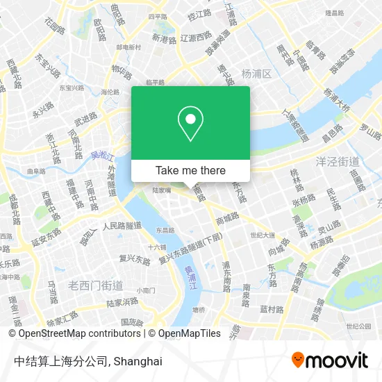 中结算上海分公司 map