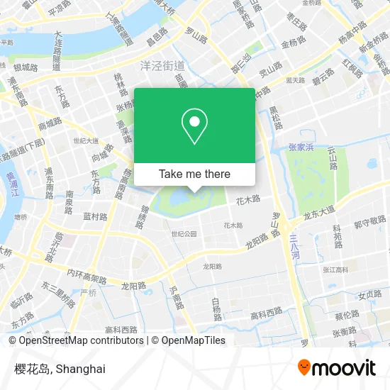 樱花岛 map