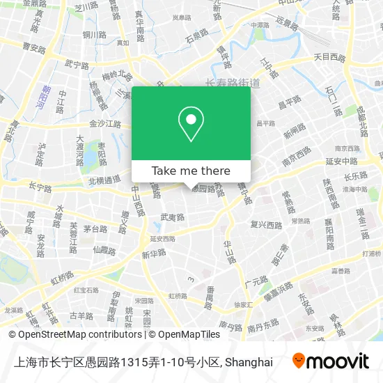 上海市长宁区愚园路1315弄1-10号小区 map