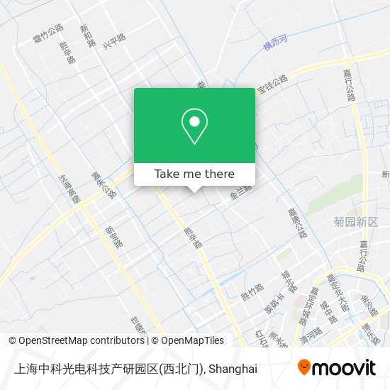 上海中科光电科技产研园区(西北门) map