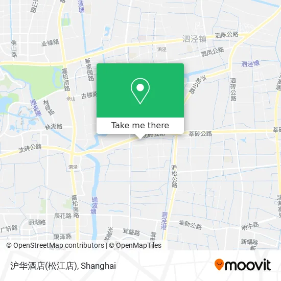 沪华酒店(松江店) map