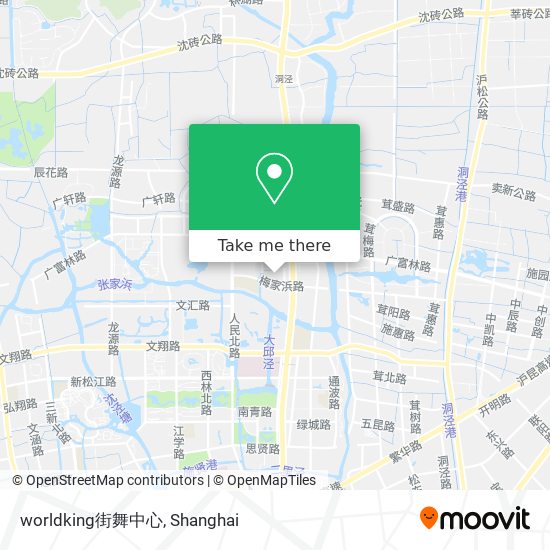 worldking街舞中心 map