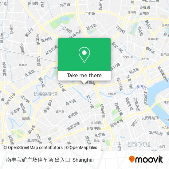 南丰宝矿广场停车场-出入口 map