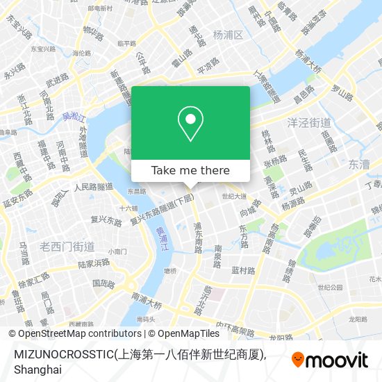 MIZUNOCROSSTIC(上海第一八佰伴新世纪商厦) map