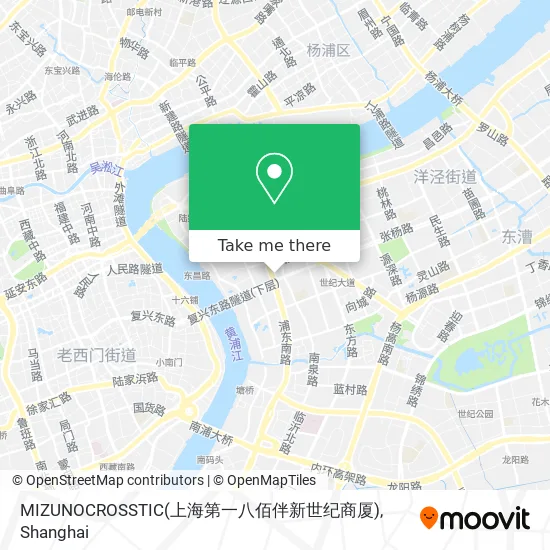 MIZUNOCROSSTIC(上海第一八佰伴新世纪商厦) map