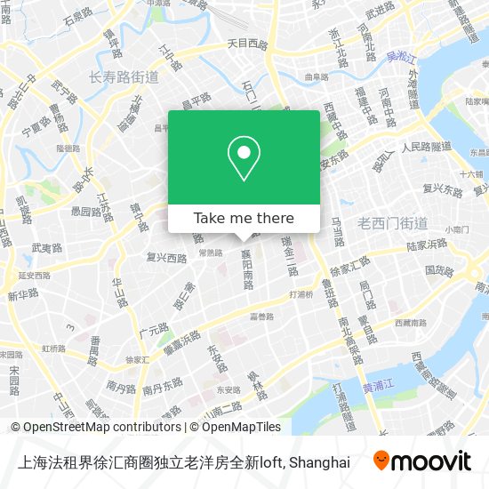 上海法租界徐汇商圈独立老洋房全新loft map