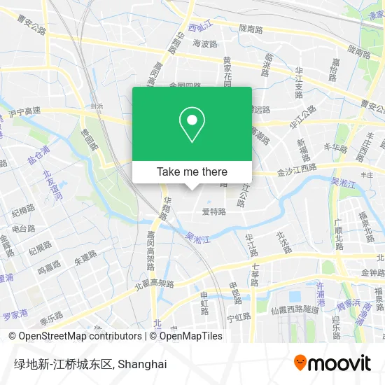 绿地新-江桥城东区 map