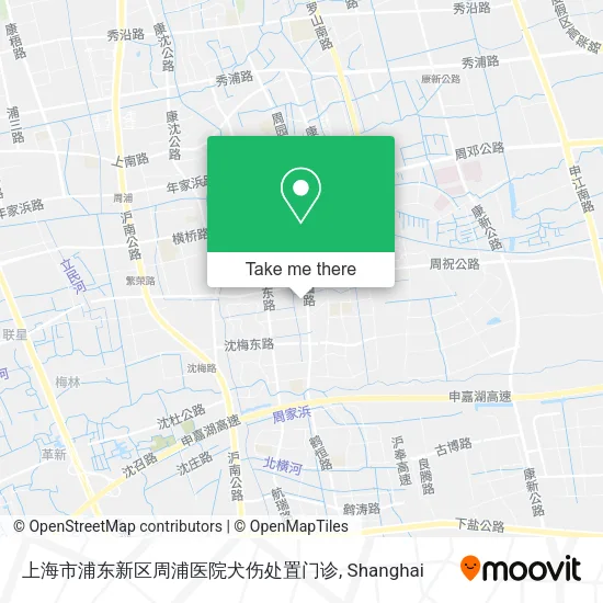 上海市浦东新区周浦医院犬伤处置门诊 map