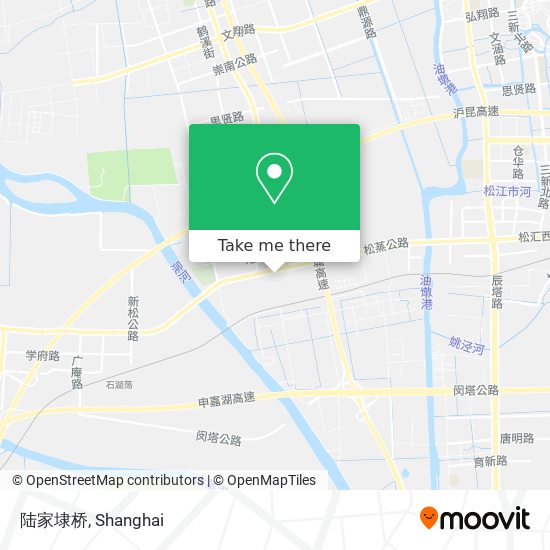 陆家埭桥 map