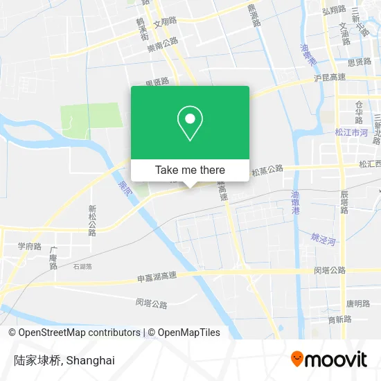 陆家埭桥 map