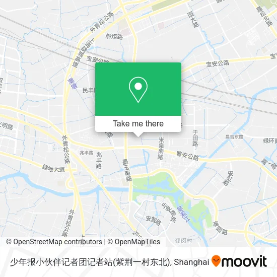 少年报小伙伴记者团记者站(紫荆一村东北) map