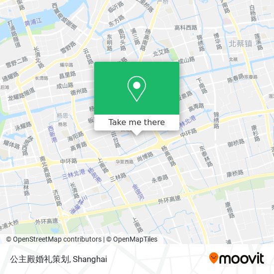 公主殿婚礼策划 map