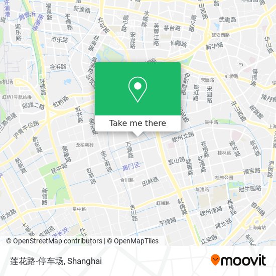 莲花路-停车场 map