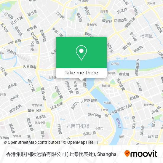 香港集联国际运输有限公司(上海代表处) map
