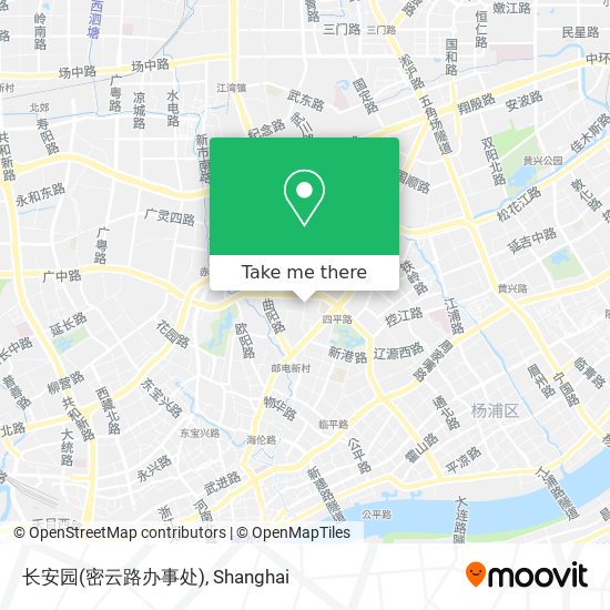 长安园(密云路办事处) map