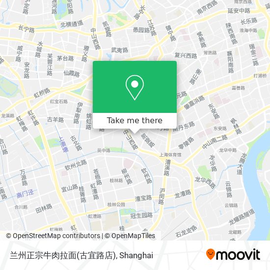 兰州正宗牛肉拉面(古宜路店) map