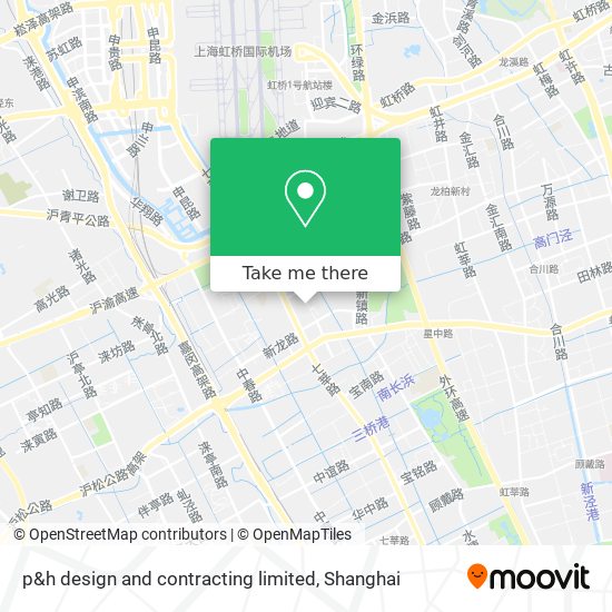 p&h design and contracting limited map
