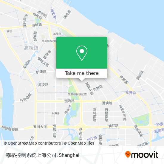 穆格控制系统上海公司 map