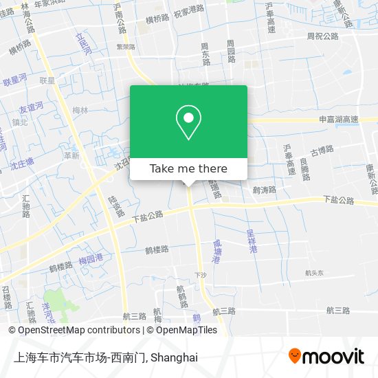 上海车市汽车市场-西南门 map