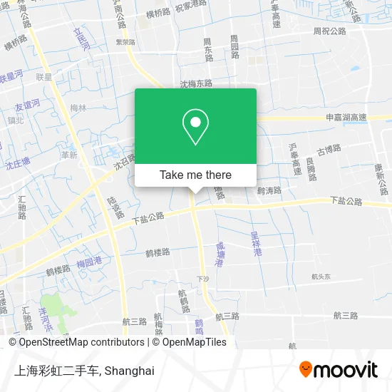 上海彩虹二手车 map