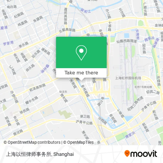 上海以恒律师事务所 map