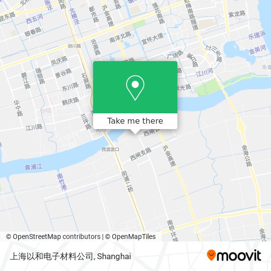 上海以和电子材料公司 map