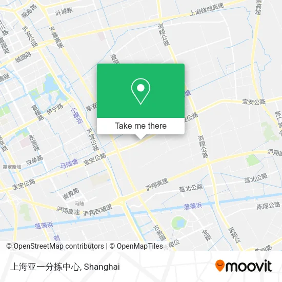 上海亚一分拣中心 map
