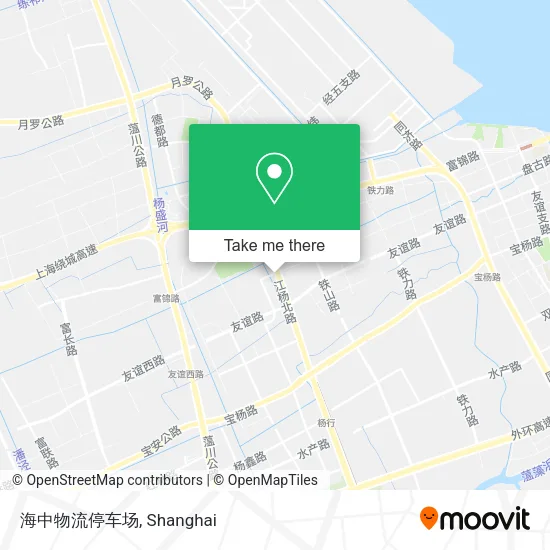 海中物流停车场 map