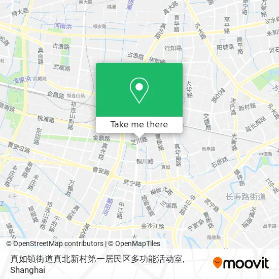 真如镇街道真北新村第一居民区多功能活动室 map