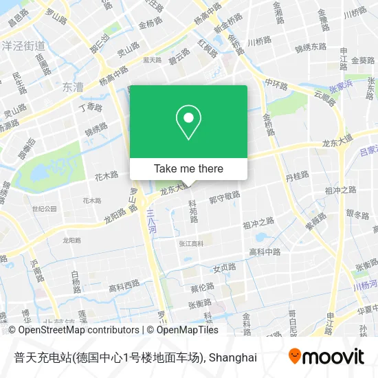 普天充电站(德国中心1号楼地面车场) map