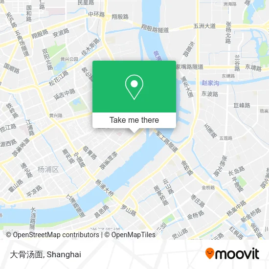 大骨汤面 map