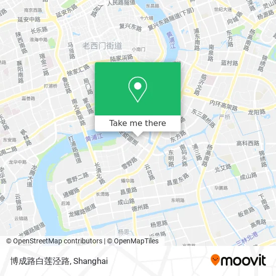 博成路白莲泾路 map
