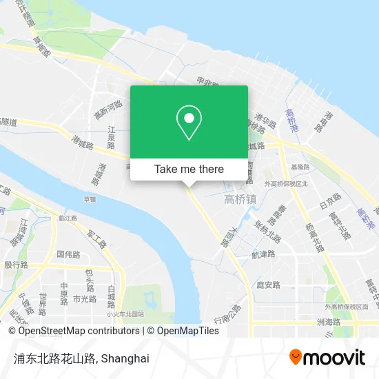 浦东北路花山路 map