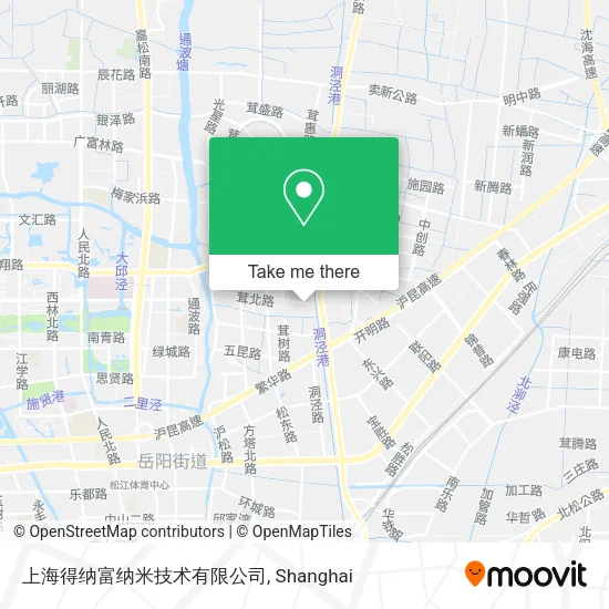上海得纳富纳米技术有限公司 map