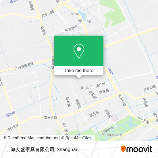 上海友盛家具有限公司 map
