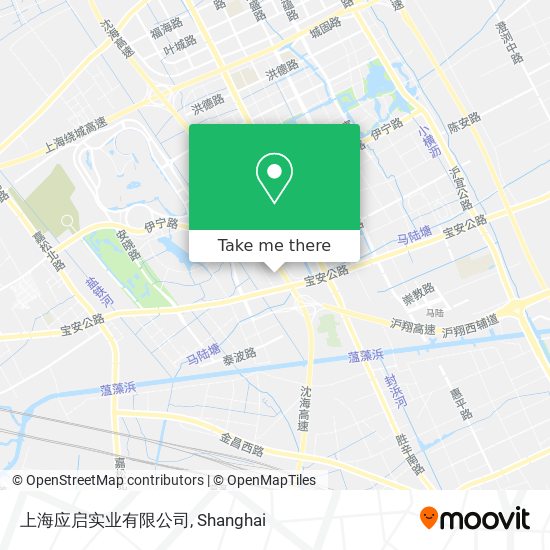 上海应启实业有限公司 map