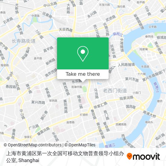 上海市黄浦区第一次全国可移动文物普查领导小组办公室 map