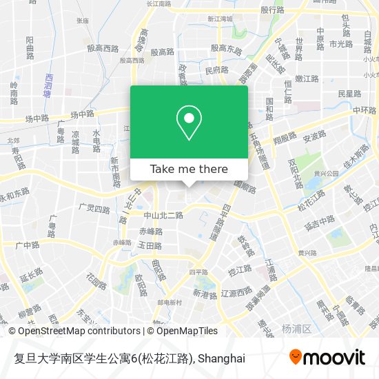 复旦大学南区学生公寓6(松花江路) map