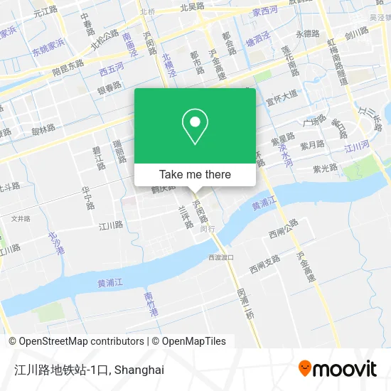 江川路地铁站-1口 map