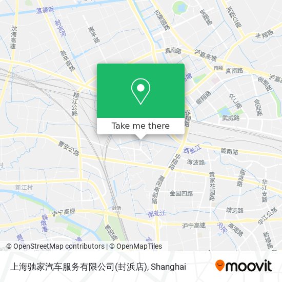 上海驰家汽车服务有限公司(封浜店) map