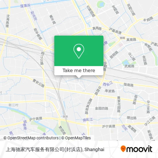 上海驰家汽车服务有限公司(封浜店) map