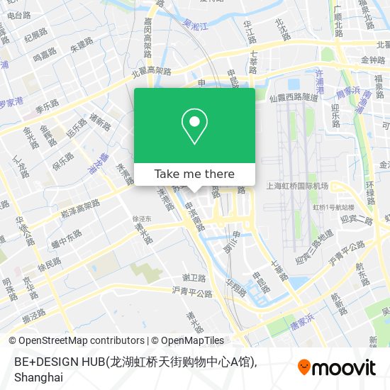 BE+DESIGN HUB(龙湖虹桥天街购物中心A馆) map