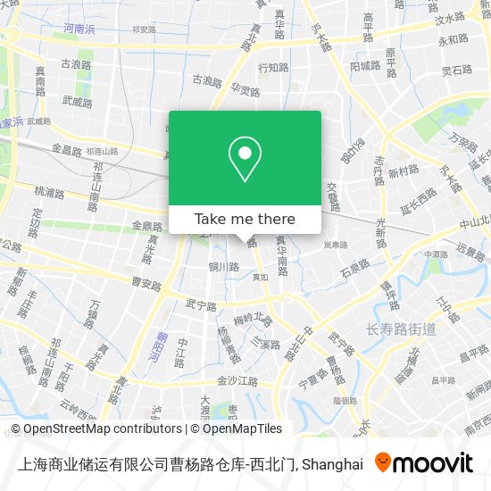 上海商业储运有限公司曹杨路仓库-西北门 map