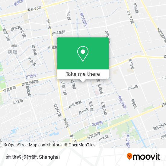 新源路步行街 map