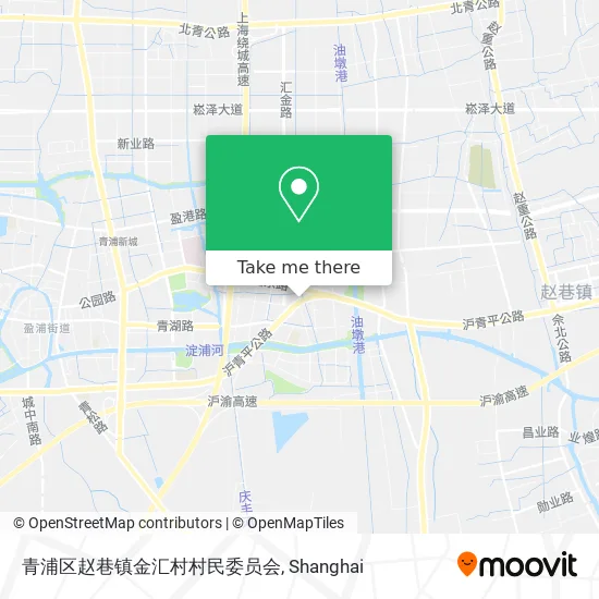青浦区赵巷镇金汇村村民委员会 map