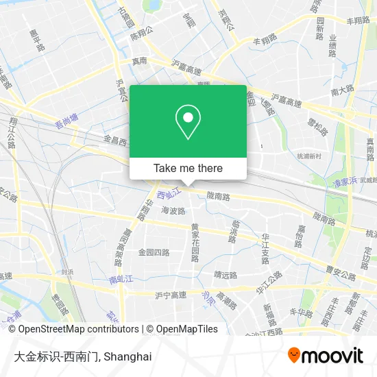 大金标识-西南门 map
