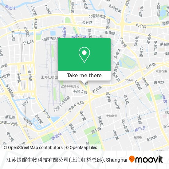 江苏煜耀生物科技有限公司(上海虹桥总部) map