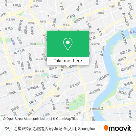 锦江之星旅馆(龙漕路店)停车场-出入口 map