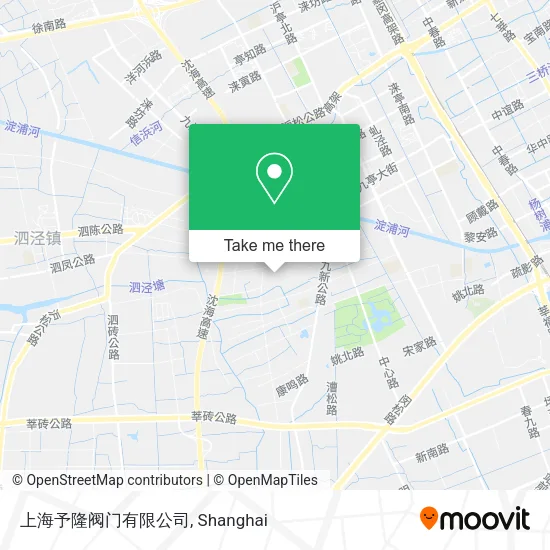 上海予隆阀门有限公司 map
