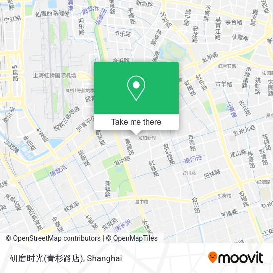 研磨时光(青杉路店) map